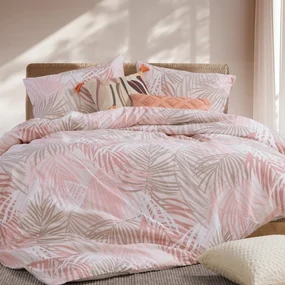 Σεντόνια Amazon 25 Με Λάστιχο (Σετ 4τμχ) Peach Nef-Nef Homeware King Size 180x235cm 100% Βαμβάκι