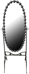 Καθρέπτης Δαπέδου Present 295-000010 63,5x50x171cm Black Inart Metal