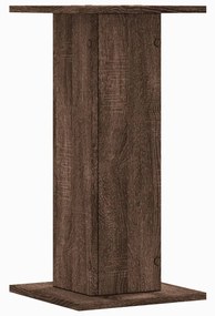 vidaXL Βάσεις Φυτών 2 Τεμ. Καφέ Δρυς 30x30x60 εκ. Επεξεργασμένο Ξύλο