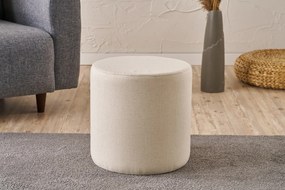 Πουφ Σκαμπό Κρέμα BITEZ 40x40x40