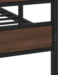 vidaXL Σκελετός Κρεβατιού Χωρίς Στρώμα με Κεφαλάρι και Ποδαρικό