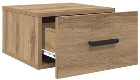 vidaXL Κομοδίνο 2 pcs artisan δρυς 35 x 35 x 20 εκ Επεξεργασμένο ξύλο