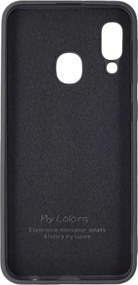 Θήκη Σιλικόνης My Colors Sonique Samsung Galaxy A20e Μαύρο