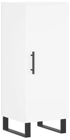 vidaXL Ντουλάπι Λευκό 34,5 x 34 x 180 εκ. από Επεξεργασμένο Ξύλο