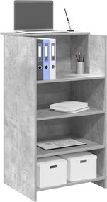 vidaXL Γραφείο υποδοχής 55x50x103,5 εκ. Επεξεργασμένο Ξύλο