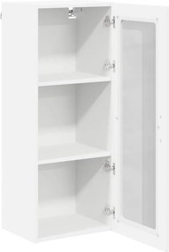 vidaXL Ραφιέρα τοίχου LUCCA Λευκό 40 x 31 x 100 εκ. Επεξεργασμένο Ξύλο