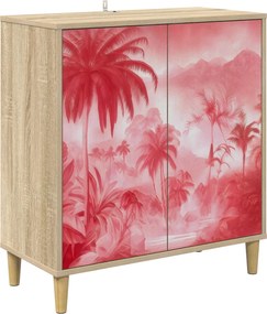 vidaXL Πλαϊνό γραφείο AACHEN Sonoma 69 x 33 x 75 εκ.