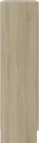 vidaXL Βιβλιοθήκη Χρώμα Sonoma Δρυς 82,5 x 30,5 x 115 εκ. Επεξ. Ξύλο