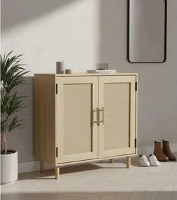 Παπουτσοθήκη Cibra λευκή 80x30x100εκ