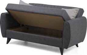 2-Seat Sofa-Bed Alkon - Dark Grey Dark Grey