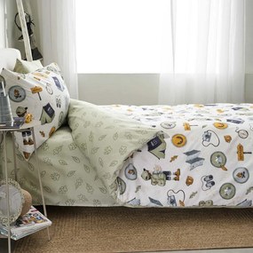Σεντόνια Παιδικά Tommy (Σετ 3τμχ) Multi Vesta Home Single 170x260cm 100% Βαμβάκι