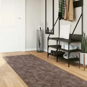 vidaXL Χαλί Runner MARSA Γκρι 100 x 250 cm Πολυέστερ και PVC