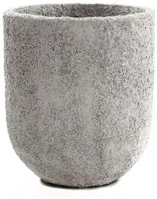 Βάζο Διακοσμητικό Siso Gel 0630017 (45x45x53cm) Coral White GRC Soulworks Τσιμέντο
