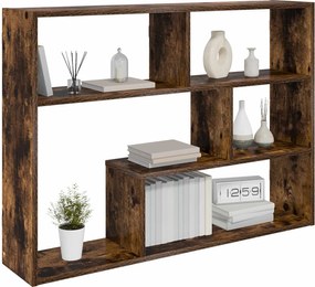 vidaXL Ράφι Τοίχου Επιτοίχιο Καφέ 95 x 20 x 69,5 εκ.