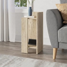 Κομοδίνο Elos Megapap δεξί χρώμα travertine 25x27x60εκ.