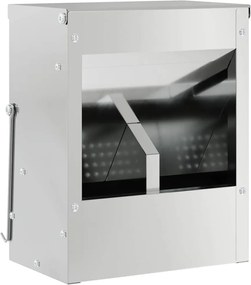 vidaXL Ταΐστρα Χαμστεριών Ασημί 20 x 12,5 x 25 εκ.