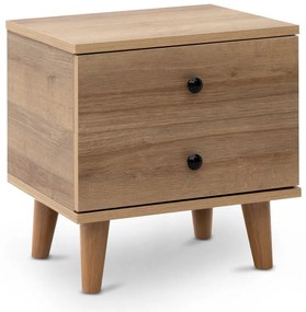 Κομοδίνο Luce Megapap από μελαμίνη χρώμα pine oak 45x35x47εκ.-GP022-0049,4