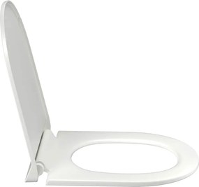 vidaXL Κάλυμμα Λεκάνης με Soft Close &amp; Quick Release Λευκό