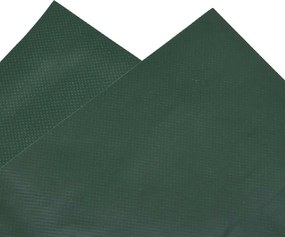 vidaXL Μουσαμάς Πράσινος 650 γρ./μ.² 4x7 μ.