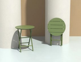 HELEN OLIVE GREEN Φ60X74εκ. ΤΡΑΠΕΖΙ ΠΤΥΣ/ΝΟ ΠΟΛ/ΝΙΟΥ