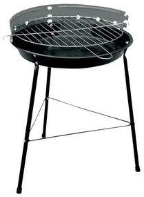 Στρογγυλή ψησταριά κάρβουνου MasterGrill MG930, 32 cm διάμετρος, Μέτταλική, Μαύρο χρώμα
