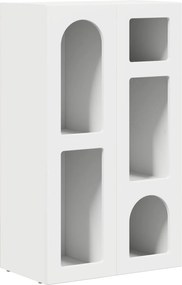 vidaXL Πλαϊνό γραφείο ELST Λευκό 59 x 35 x 100,5 εκ Επεξεργασμένο ξύλο