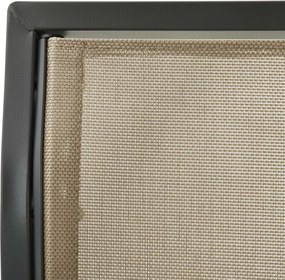 vidaXL Κούνια Κήπου με Σκίαστρο Ανθρακί / Χρώμα Άμμου