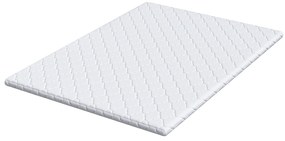 vidaXL Στρώματα Λευκό 140 x 200 cm Πολυεστέρας χωρίς κόλλα