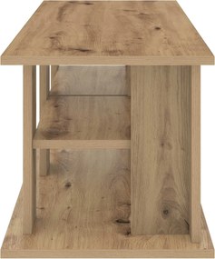 vidaXL Βάση τηλεόρασης Artisan Oak 96 x 35 x 33,5 εκ