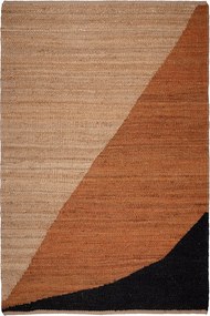 Χαλί Naf Naf Gardin J 12 Terra-Beige-Black Βιοκαρπέτ 200X300cm