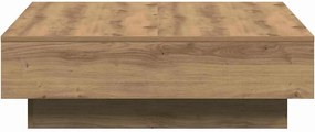 vidaXL Τραπεζάκι σαλονιού Artisan Oak 90 x 90 x 28 cm
