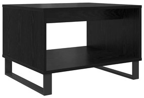 vidaXL Τραπεζάκι σαλονιού Μαύρη δρυς 60 x 50 x 40 εκ