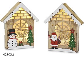 Χριστουγεννιάτικη Διακόσμηση Φωτιζόμενη 23cm Σε 2 Σχέδια