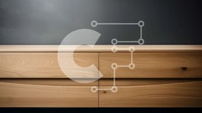 Intra Συλλεκτικό Ξύλινο Παζλ Plywood 4mm - Μοντέρνα Ξύλινη συρταριέρα με τρία συρτάρια Σε Ξύλινο Κουτί - Διαστάσεις Puzzle: 10x10 cm – 25 κομμάτια