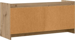 vidaXL Ντουλάπι TV 102 x 33 x 47 εκ Artisan Δρυς Επεξεργασμένο Ξύλο