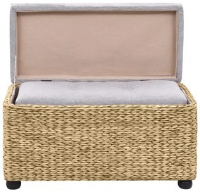 vidaXL Σετ Πάγκων 2 Τεμάχια Γκρι από Seagrass