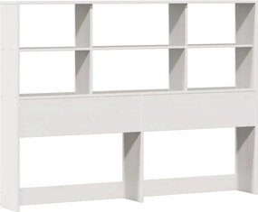 vidaXL Κρεβάτι Βιβλιοθήκη Χωρίς Στρώμα 140x200 εκ Μασίφ Ξύλο Πεύκο