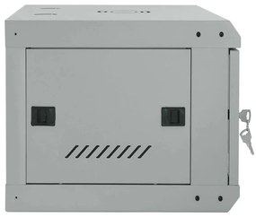 vidaXL Ντουλάπα δικτύου με αποθήκευση Γκρι 60 x 35 x 28 εκ Ατσάλι