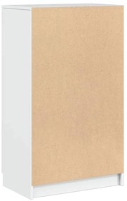 vidaXL Παπουτσοθήκη Γυαλιστερό Λευκό 59x35x100,5 εκ. Επεξεργασμένο Ξύλο