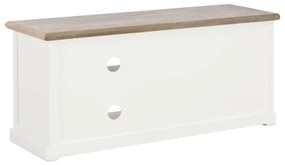 vidaXL Έπιπλο Τηλεόρασης Λευκό 90 x 30 x 40 εκ. Ξύλινο