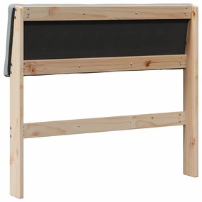 vidaXL Ταπετσαρισμένο κεφαλάρι Ανοιχτό γκρι 100 cm