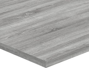 vidaXL Ράφια Τοίχου 4 τεμ. Γκρι Sonoma 80x40x1,5 εκ. Επεξεργ. Ξύλο