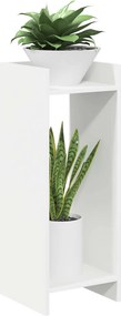 vidaXL Βάση φυτών 2 τεμ. Λευκό 30 x 30 x 80 cm Επεξεργασμένο Ξύλο