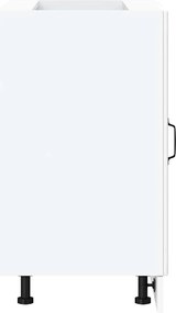 vidaXL ντουλάπι βάσης κουζίνας Kalmar Λευκό από Επεξεργασμένο Ξύλο