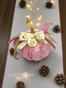 Κολοκύθα Ροζ βελούδινη μεσαία - Ασημί