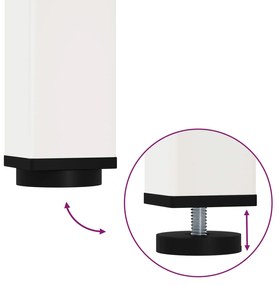 vidaXL Τραπέζι μπαρ Λευκό 110 x 55 x 105 εκ. Στερεά ξυλεία πεύκου