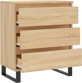 vidaXL Συρταριέρα Sonoma Δρυς 60x35x70 εκ. Επεξεργασμένο Ξύλο