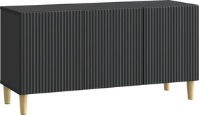 vidaXL Ντουλάπι TV 99 x 34,5 x 50 εκ. Μαύρο Επεξεργασμένο Ξύλο