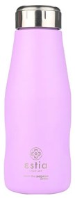 Θερμός-Μπουκάλι Ανοξείδωτο Lavender Purple Flask Save The Aegean Estia 350ml-6,5x6,5x18,5εκ. 01-22358