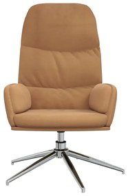 vidaXL Πολυθρόνα Relax Taupe από Συνθετικό Καστόρι